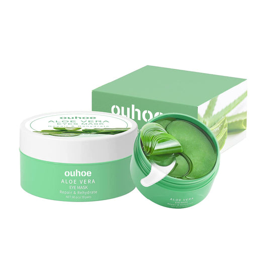 Aloe Vera Under-Eye Patches Reduces Puffiness and Dark Circles, 30 Pairs