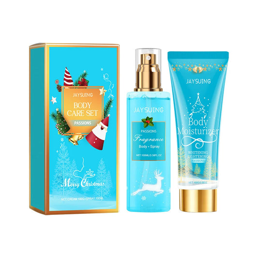 Jaysuing Body Spray and Moisturizer Set Lightweight Daily Hydration and Long-Lasting Fragrance