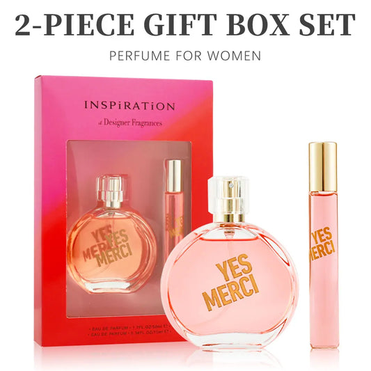 YES MERCI Eau de Parfum Gift Set Elegant, Long-Lasting and Travel-Friendly
