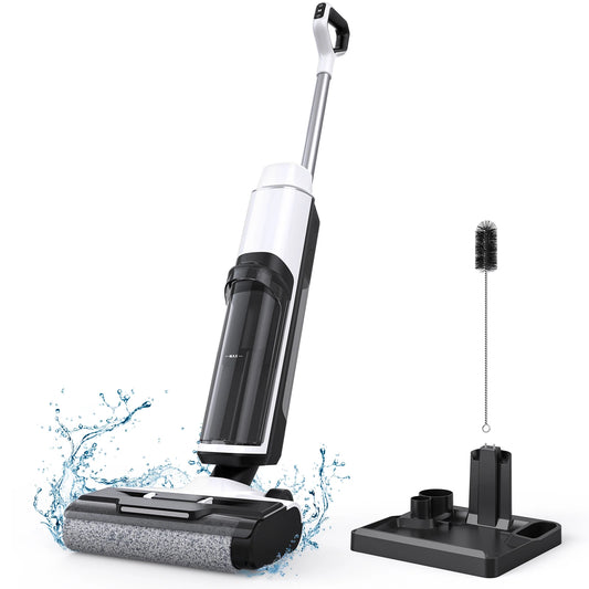 3-in-1 Cordless Wet & Dry Vacuum Cleaner & Mop Combo, 20KPa Powerful Suction, One-Touch Self-Cleaning for Home Floors