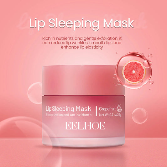 EELHOE Lip Sleeping Mask Grapefruit, Deep Hydration and Repair, 20g