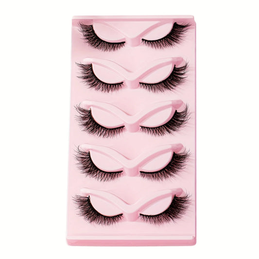Lightweight Synthetic False Lashes Tail Design, Comfortable and Reusable