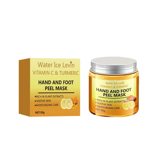 Vitamin C, Turmeric Hand& Foot Peel Mask Exfoliating, Brighten & Nourishing, 50g