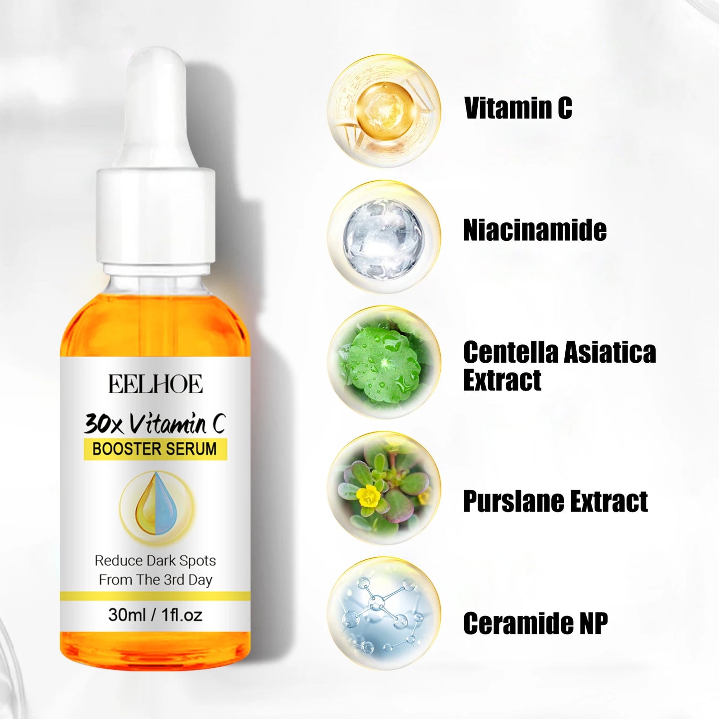 Vitamin C Essence with Niacinamide 30ml with Natural Complete 30X Vitamin C Booster Serum