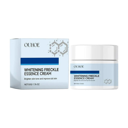 OUHOE Whitening Freckle Essence Cream Brightening, Spot-Reducing and Hydrating, 50g