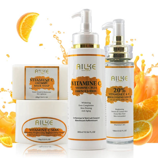Collagen, Antioxidant Skin Brightening Set – Hydrating & Firming for Face & Body