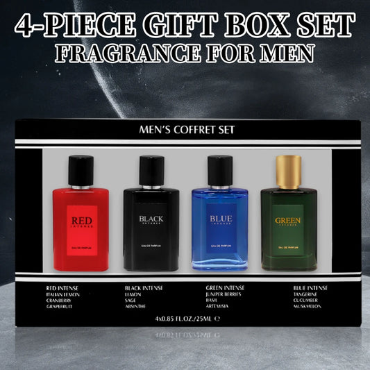 Baluan Huon Men’s 4-Piece Fragrance Set Fresh, Long-Lasting and Gift-Ready